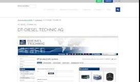 
							         DT-DIESEL TECHNIC AG - silver.solutions GmbH								  
							    
