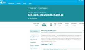 
							         DT229 - Clinical Measurement Science - | CareersPortal.ie								  
							    