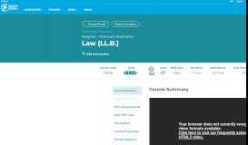 
							         DT532 - Law (LL.B.) - | CareersPortal.ie								  
							    