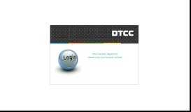 
							         DTCC Login - DTCC Portal								  
							    