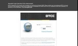 
							         DTCC Portal								  
							    