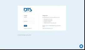
							         DTS Web Portal								  
							    
