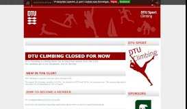 
							         DTU Climbing - Frontpage								  
							    