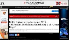 
							         DU admissions 2019: Application portal to re-open from June 16 for ...								  
							    