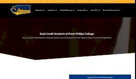 
							         Dual Credit Students - Frank Phillips College								  
							    