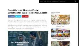 
							         Dubai Careers: New Job Portal Launched for Dubai Residents ...								  
							    