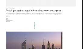 
							         Dubai gov real estate platform aims to cut out agents - Gulf Business								  
							    