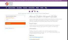 
							         Dublin Airport | World Travel Guide								  
							    