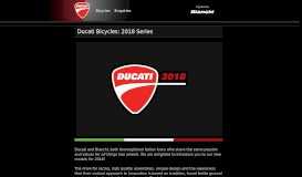 
							         DUCATI BICYCLES – Ducati Bicycles. Engineered by Bianchi, Bosch ...								  
							    