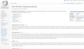 
							         Due North Communications - Wikipedia								  
							    