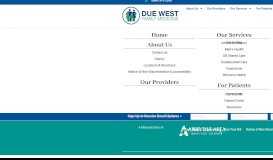 
							         Due West Family Medicine Site Map | Abbeville Area Medical Center								  
							    