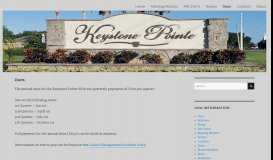 
							         Dues – Keystone Pointe HOA								  
							    