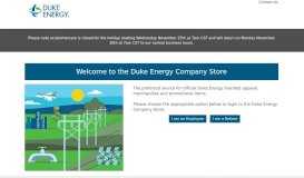
							         Duke Energy Online Store - eCompanyStore								  
							    