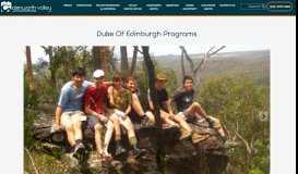 
							         Duke Of Edinburgh Programs - Glenworth Valley								  
							    