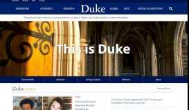 
							         Duke University								  
							    
