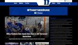 
							         Duke University - Official Athletics Website								  
							    