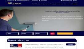 
							         Dulux Academy - Training Courses for Painters and Decorators								  
							    