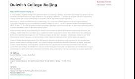 
							         Dulwich College Beijing - China-Britain Business Council								  
							    
