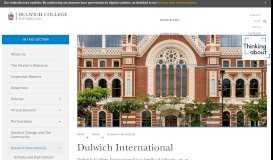 
							         Dulwich International -About - Dulwich College								  
							    