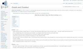 
							         Dumb and Dumber - Wikiquote								  
							    