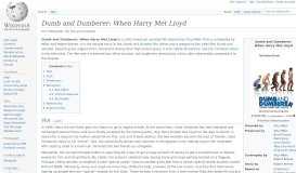 
							         Dumb and Dumberer: When Harry Met Lloyd - Wikipedia								  
							    