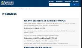 
							         Dumfries Campus students - University of Glasgow								  
							    