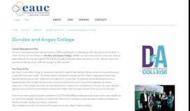 
							         Dundee and Angus College | EAUC								  
							    