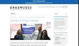 
							         Dundee & Angus College | Erasmus+								  
							    
