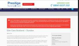 
							         Dundee - Prestige Nursing + Care								  
							    