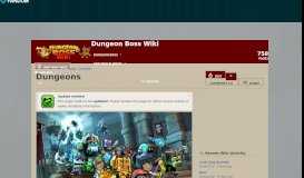 
							         Dungeons | Dungeon Boss Wiki | FANDOM powered by Wikia								  
							    