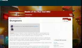 
							         Dungeons | Realm of the Mad God Wiki | FANDOM powered by Wikia								  
							    