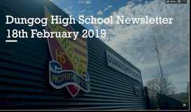 
							         Dungog High School Newsletter 18th February 2019 - Microsoft Sway								  
							    