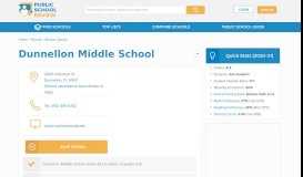 
							         Dunnellon Middle School Profile (2018-19) | Dunnellon, FL								  
							    