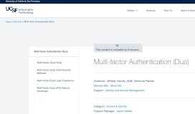
							         Duo Two-Factor Authentication | it.ucsf.edu - IT Service Desk								  
							    