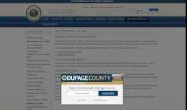 
							         DuPage County IL - County Clerk Property Tax Document Portal								  
							    