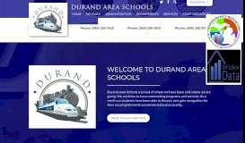 
							         Durand Area Schools								  
							    