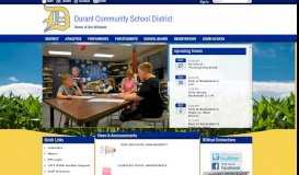 
							         Durant Community School District								  
							    