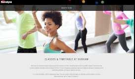 
							         Durham Fitness Classes and Timetable - Bannatyne								  
							    