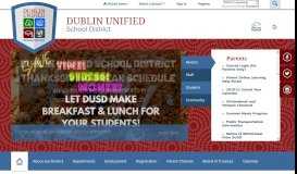 
							         DUSD Headlines - Dublin Unified School District / Homepage								  
							    