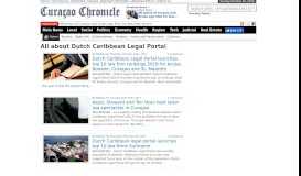 
							         Dutch Caribbean Legal Portal - Curaçao Chronicle								  
							    