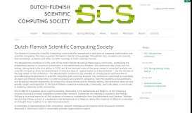 
							         Dutch-Flemish Scientific Computing Society — wsc								  
							    