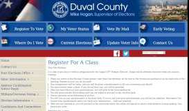 
							         Duval County Supervisor of Elections > Poll Workers > Register For A ...								  
							    