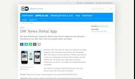 
							         DW News Portal App | Die DW-Apps für Android, iOS, Windows Phone ...								  
							    