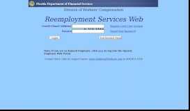 
							         DWC Reemployment Services Web Portal								  
							    