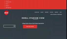 
							         dwell Stadium View: Student Apartments in College Station								  
							    