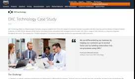 
							         DXC Technology Case Study – Amazon Web Services (AWS)								  
							    