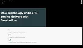 
							         DXC Technology – Customer Stories – ServiceNow								  
							    