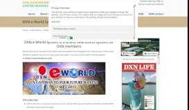 
							         DXN e-World System - DXN Online System for DXN members								  
							    