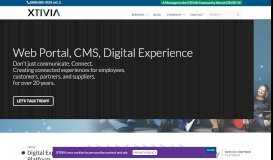 
							         DXP, CMS and Web Portal Consulting & Development - Xtivia								  
							    