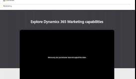
							         Dynamics 365 for Marketing Software Features | Microsoft Dynamics 365								  
							    